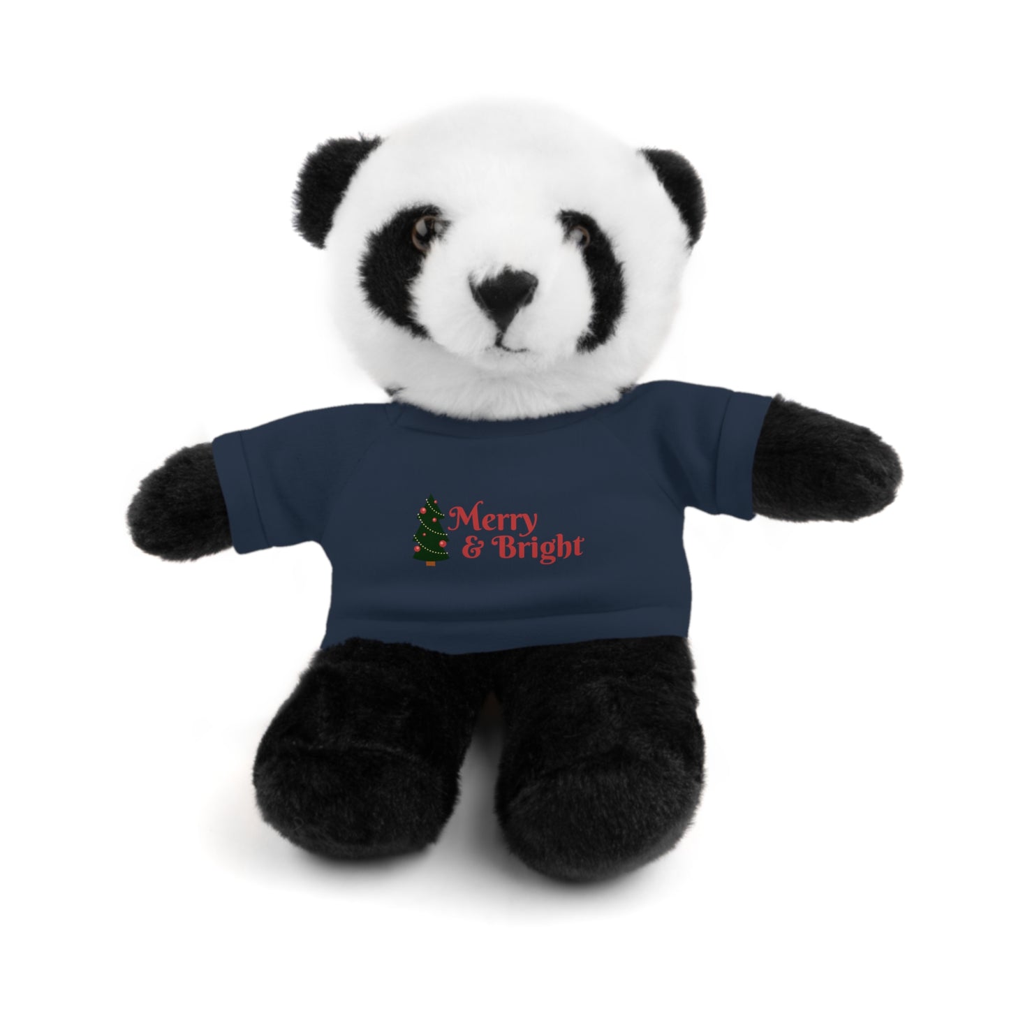 Holiday Teddy Bear with "Merry & Bright" Tee