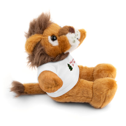 Holiday Teddy Bear with "Merry & Bright" Tee