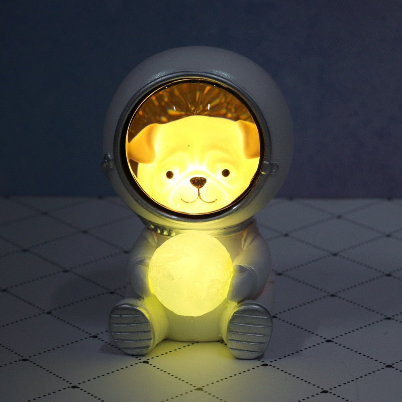 Starry sky animal atmosphere night light
